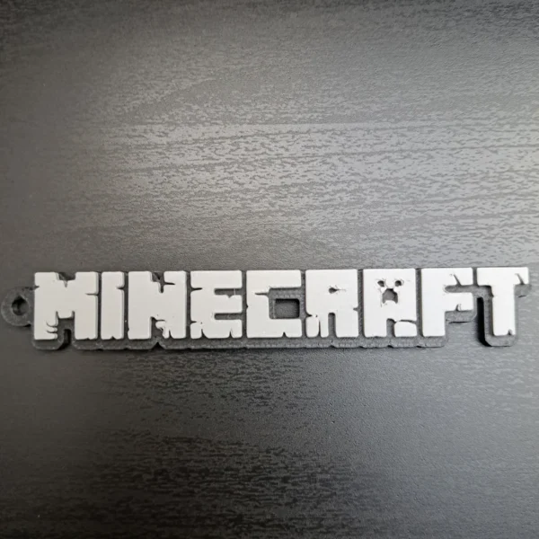 Llavero Minecraft Personalizado Con Tu Nombre - Imagen 2