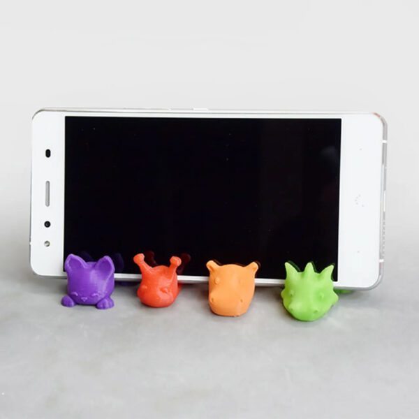 Llaveros Porta Celular Animalitos Regalo Pack X5 Unidades - Imagen 2