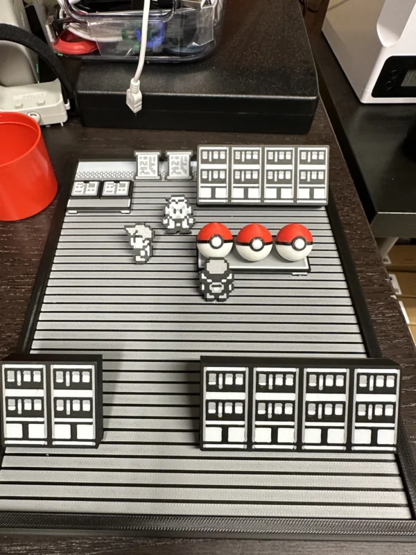 Diorama Pokemon Retro - Laboratorio del Profesor Oak - Imagen 4