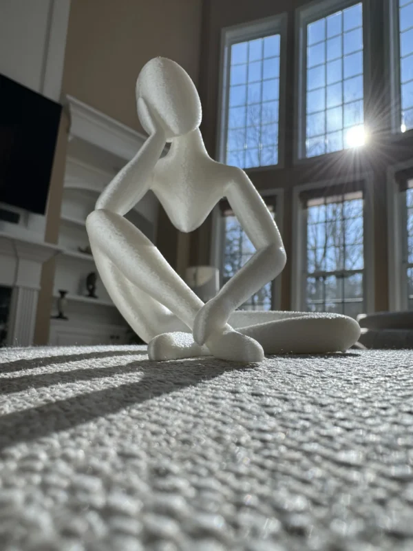 Set X3 Adorno Figura Meditacion Original Relajante Ambientes Feng Shui - Imagen 6